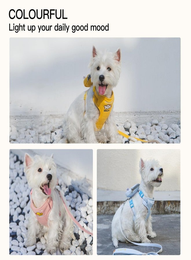 Touchdog Monster Cool Dog Harness - Breathable Mesh Vest with Detachable Backpack for Small Dogs, Lightweight Escape-Proof Design (Sleepy Sam Blue, S) - Image 2